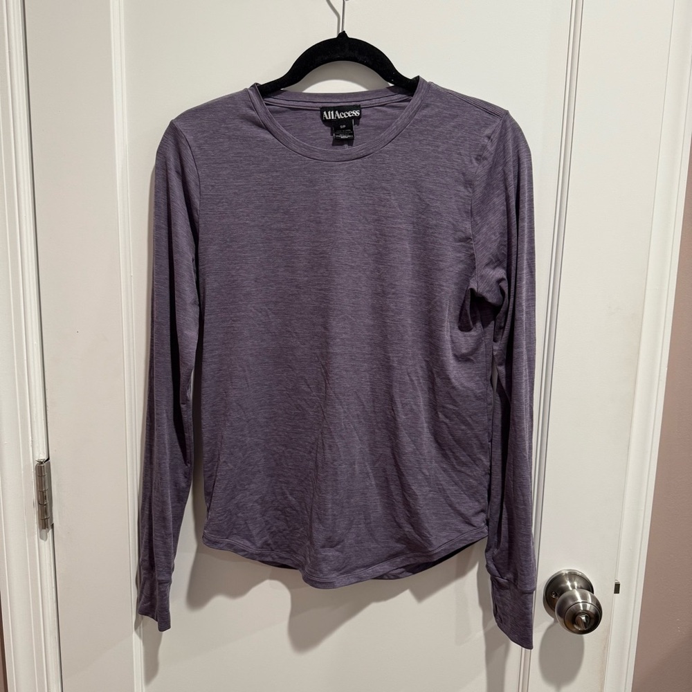 Bandier All Access Long Sleeve Workout Shirt Tshirt Tee